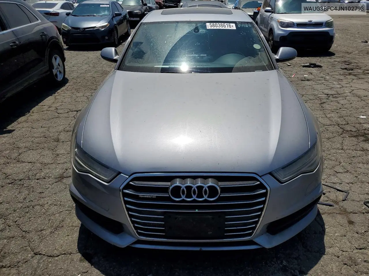 2018 Audi A6 Premium Plus VIN: WAUG3BFC4JN102793 Lot: 58038616