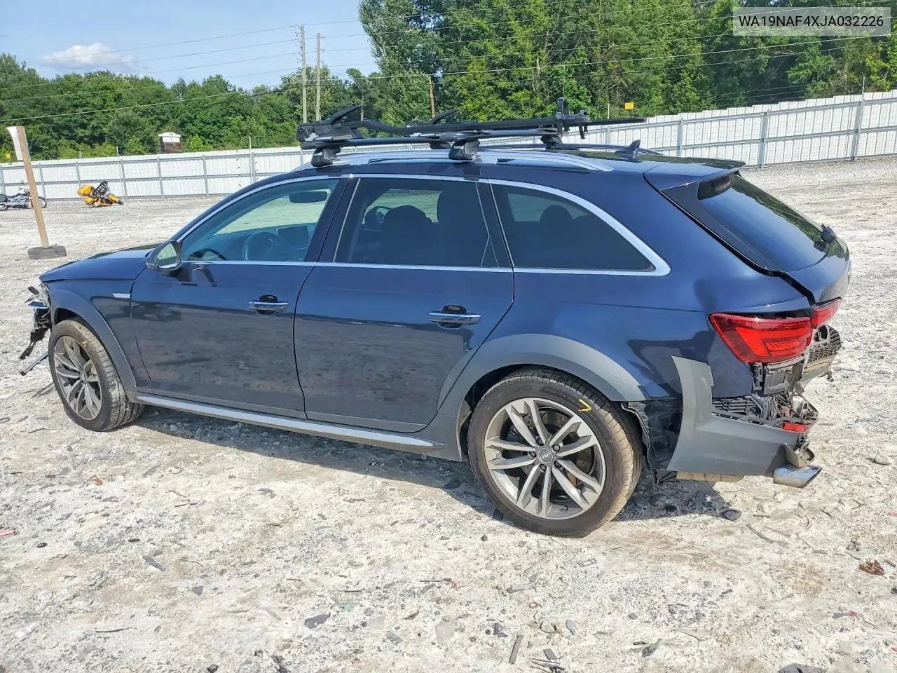 2018 Audi A4 Allroad Prestige VIN: WA19NAF4XJA032226 Lot: 58110546