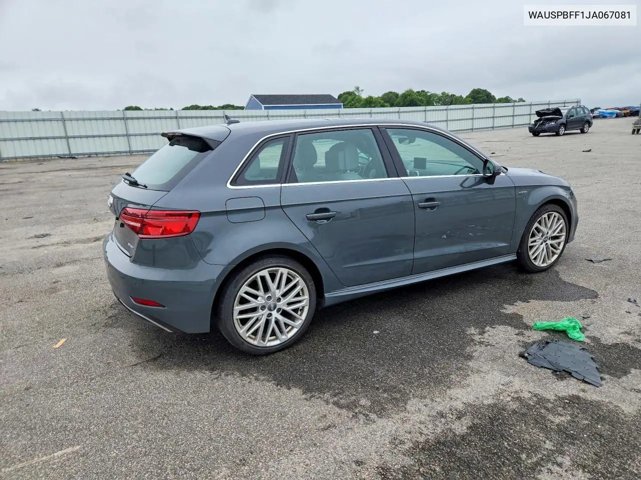 2018 Audi A3 E-Tron Prestige VIN: WAUSPBFF1JA067081 Lot: 58111476