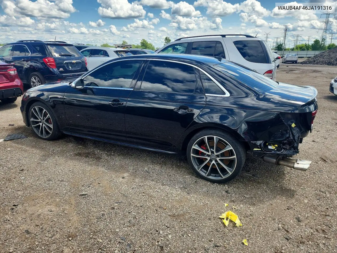 2018 Audi S4 Premium Plus VIN: WAUB4AF46JA191316 Lot: 58257256
