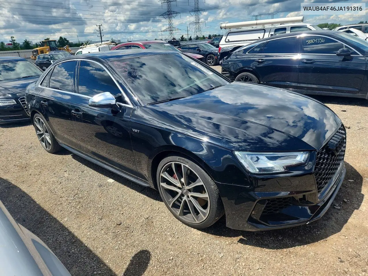 2018 Audi S4 Premium Plus VIN: WAUB4AF46JA191316 Lot: 58257256
