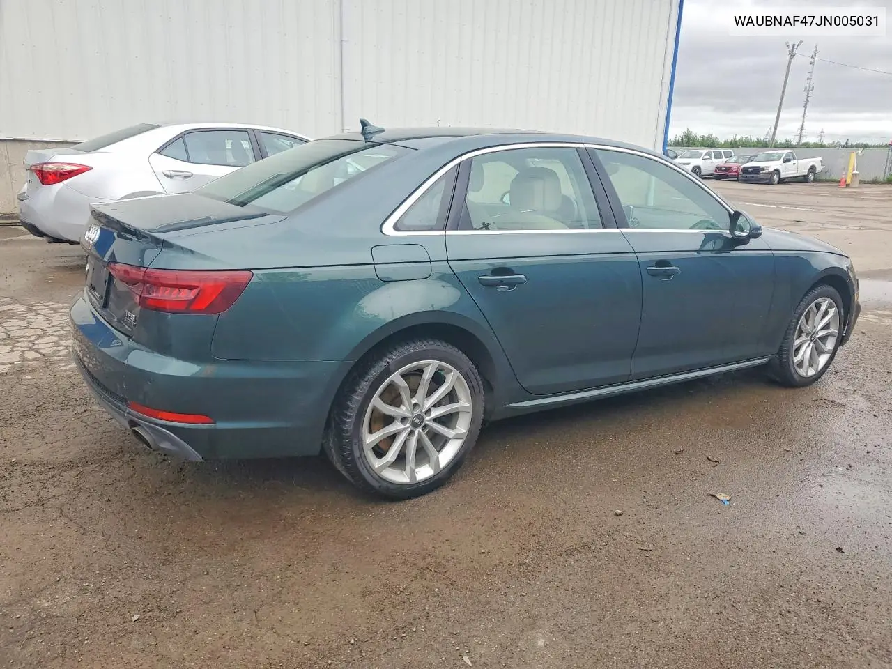 2018 Audi A4 Progressiv VIN: WAUBNAF47JN005031 Lot: 58262806