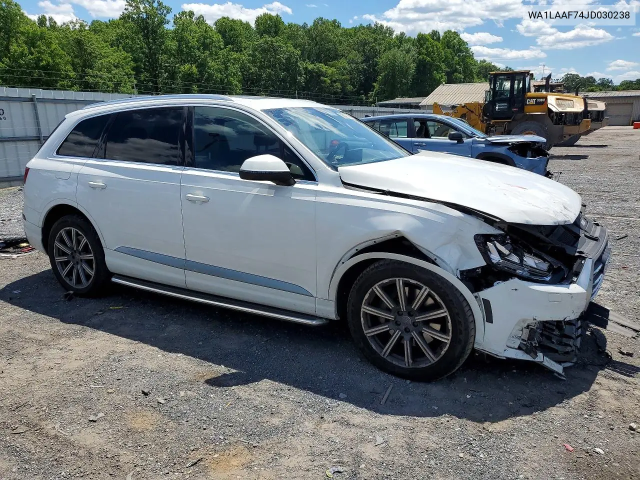 2018 Audi Q7 Premium Plus VIN: WA1LAAF74JD030238 Lot: 58541266