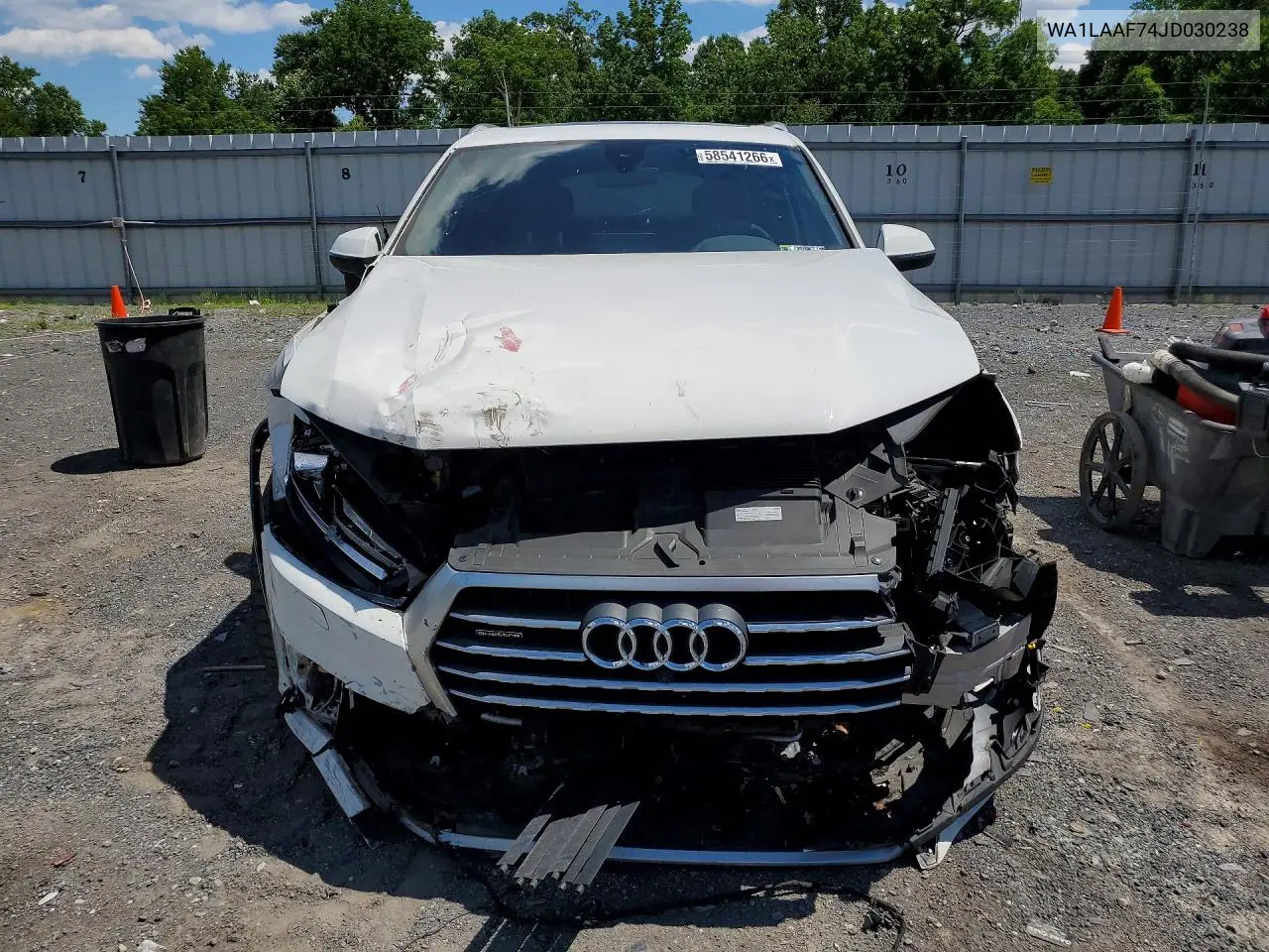 2018 Audi Q7 Premium Plus VIN: WA1LAAF74JD030238 Lot: 58541266