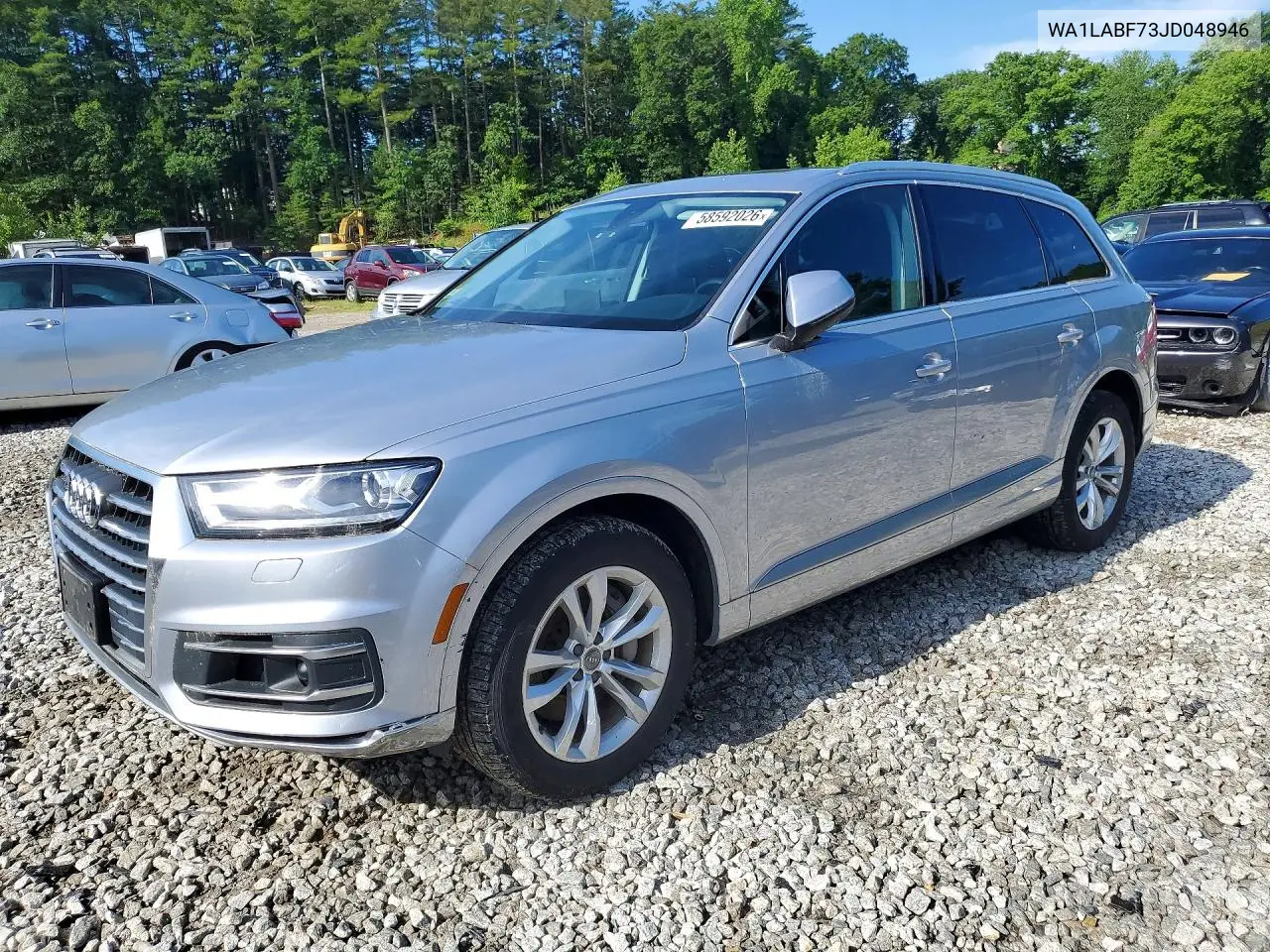 2018 Audi Q7 Premium Plus VIN: WA1LABF73JD048946 Lot: 58592026