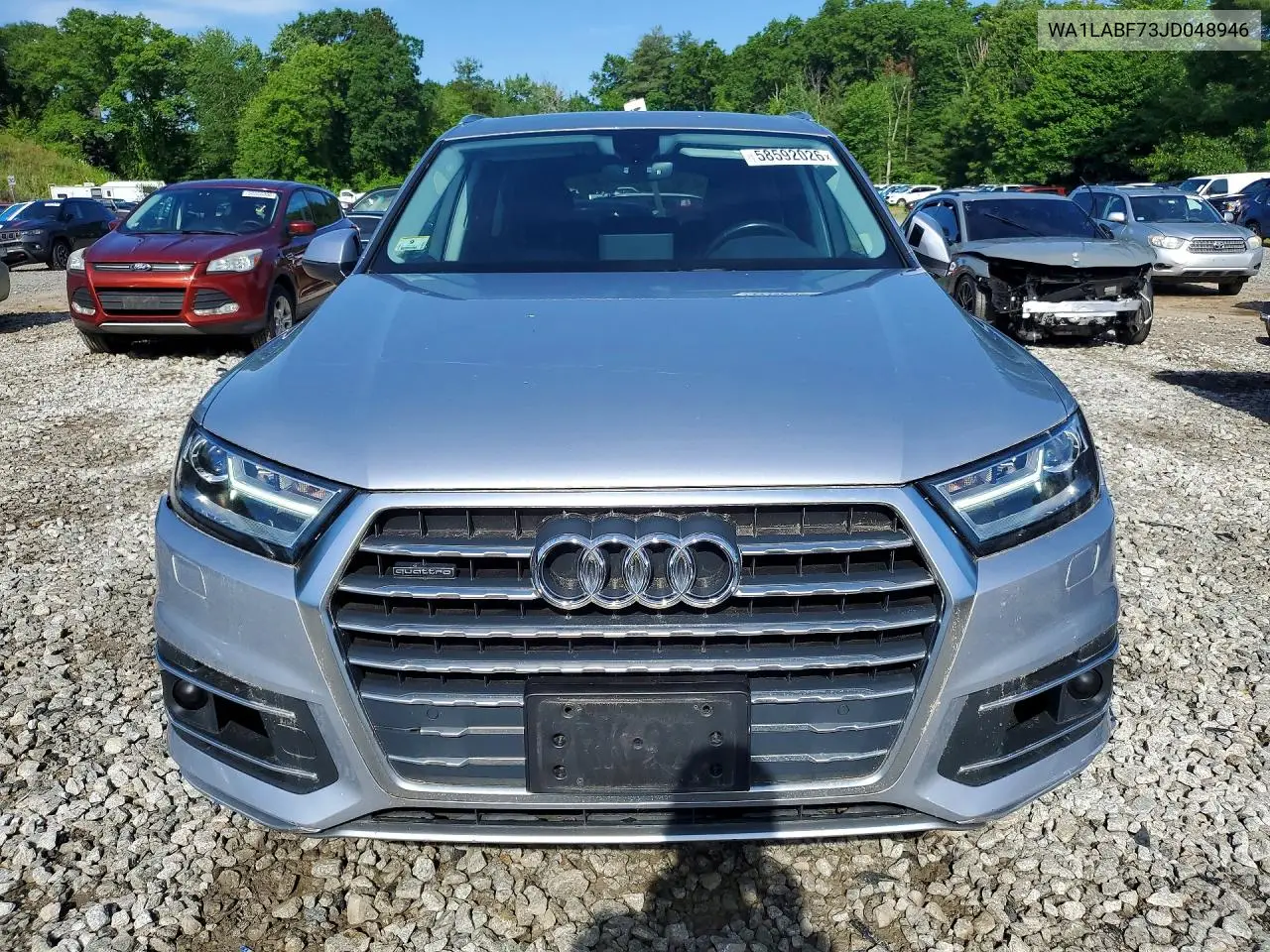 2018 Audi Q7 Premium Plus VIN: WA1LABF73JD048946 Lot: 58592026