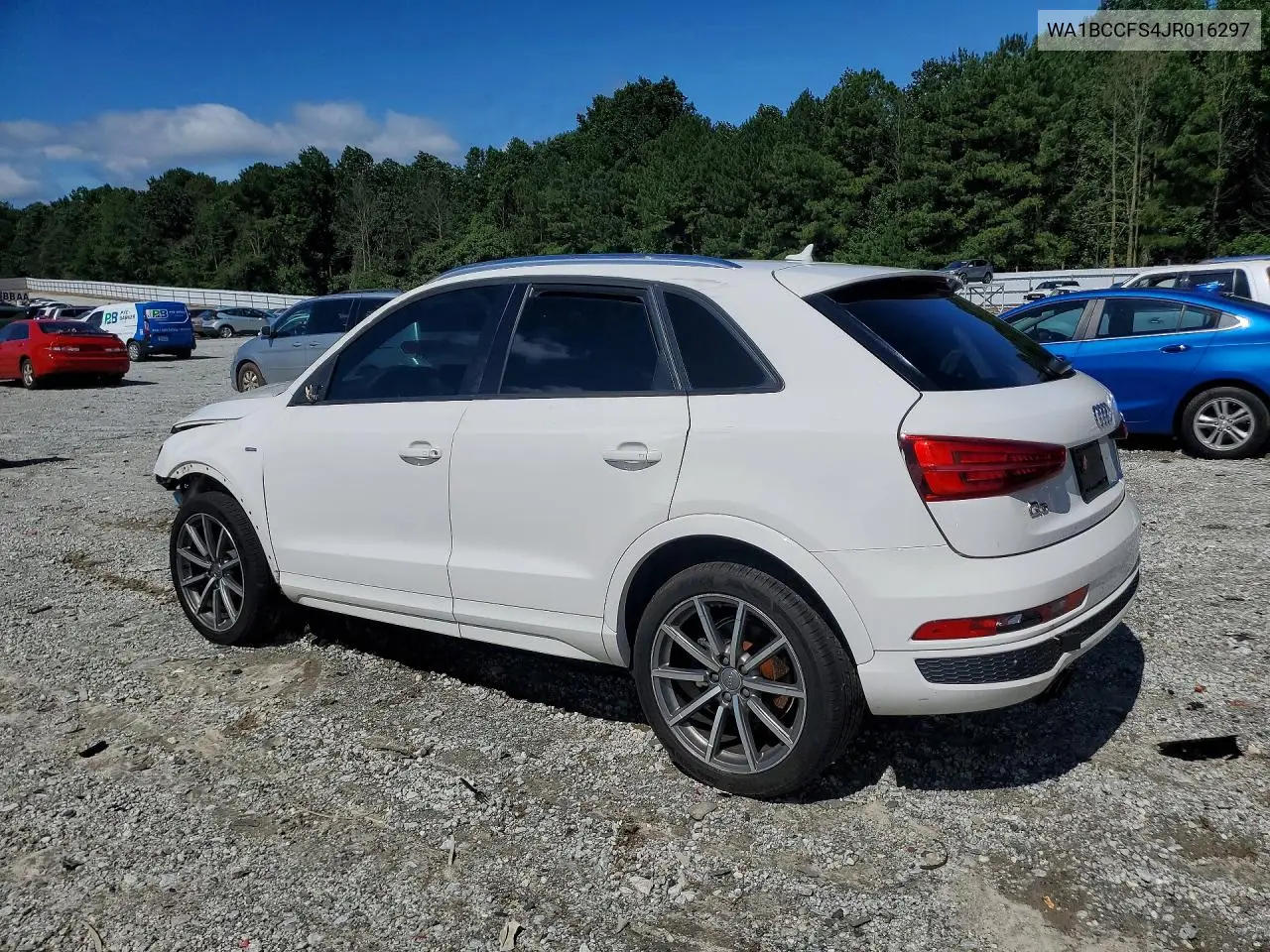 2018 Audi Q3 Premium VIN: WA1BCCFS4JR016297 Lot: 58596726