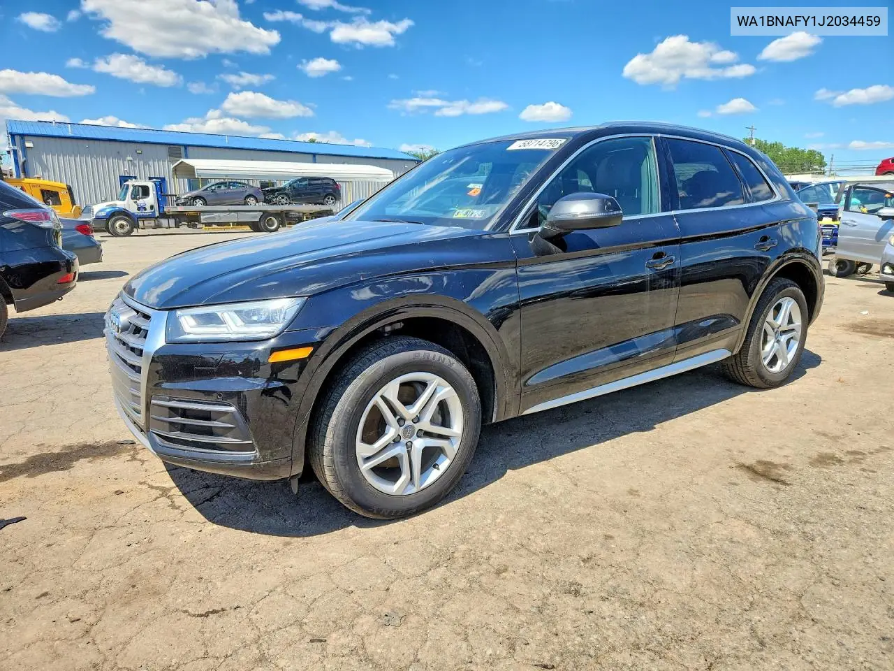 2018 Audi Q5 Premium Plus VIN: WA1BNAFY1J2034459 Lot: 58714796