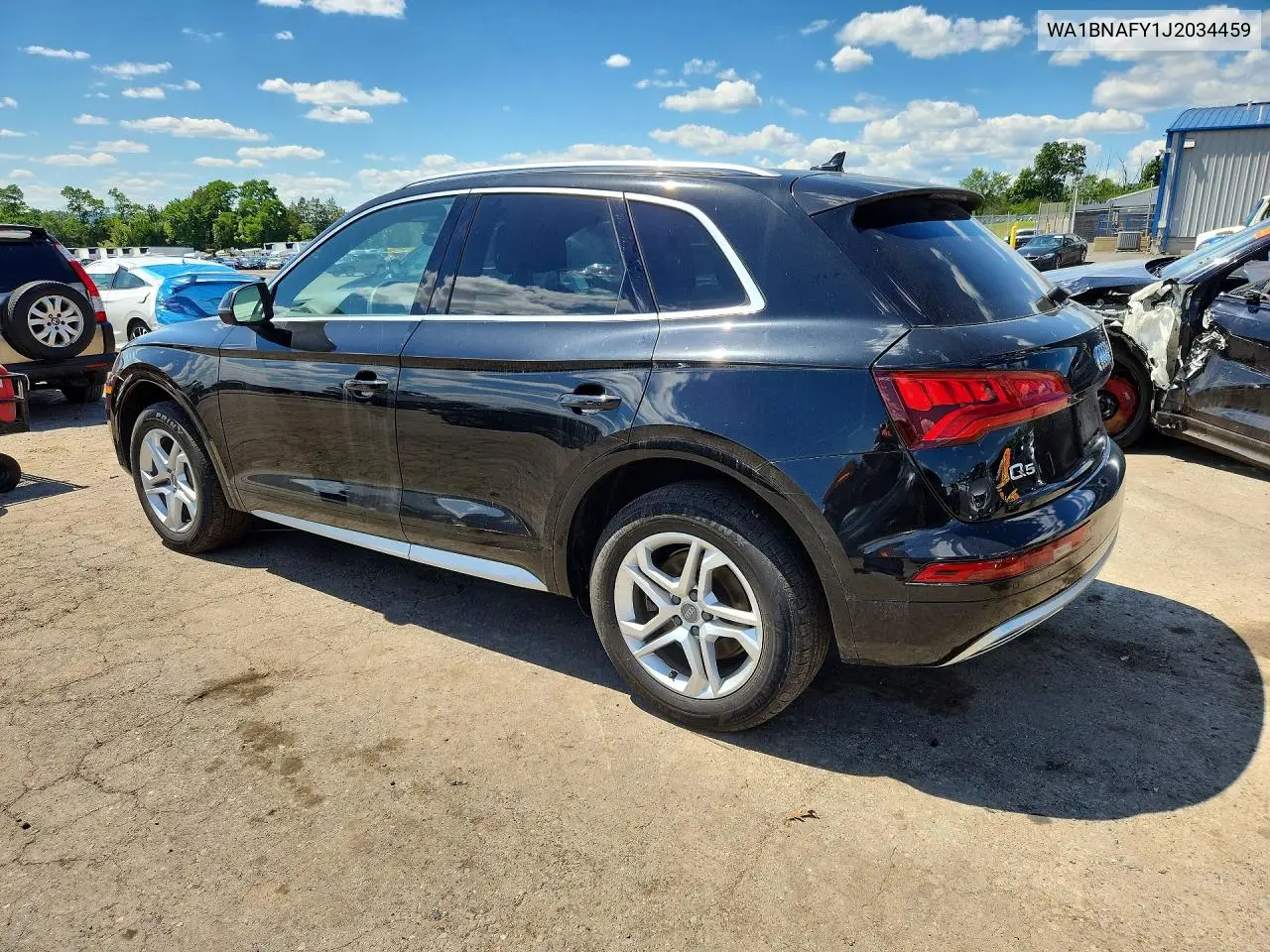 2018 Audi Q5 Premium Plus VIN: WA1BNAFY1J2034459 Lot: 58714796