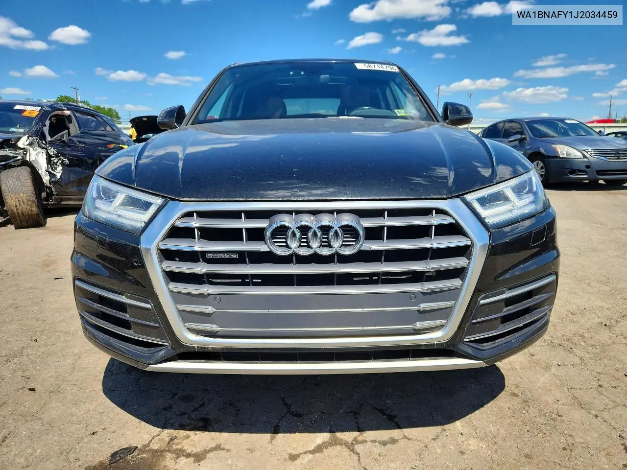 2018 Audi Q5 Premium Plus VIN: WA1BNAFY1J2034459 Lot: 58714796