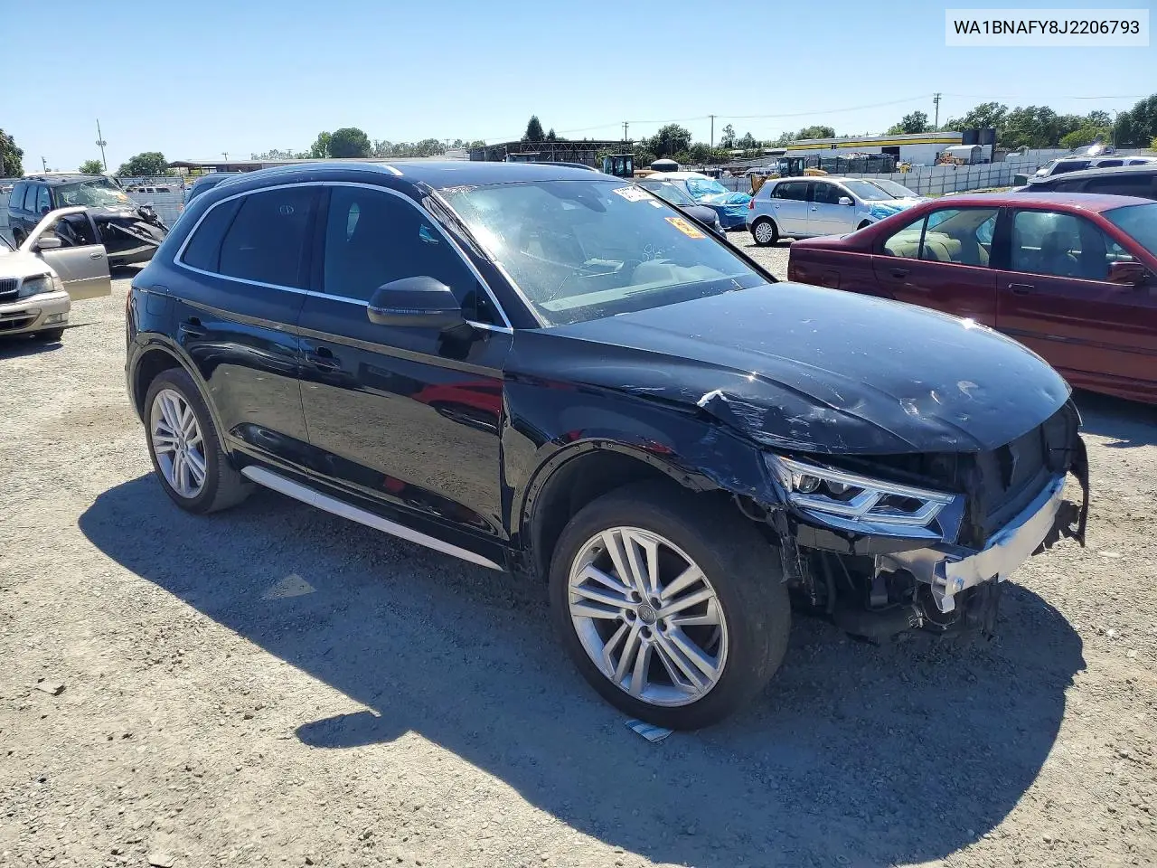 2018 Audi Q5 Premium Plus VIN: WA1BNAFY8J2206793 Lot: 58770106