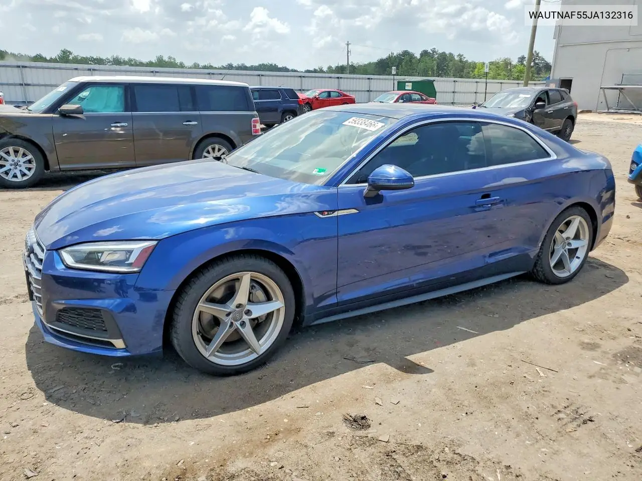 2018 Audi A5 Premium Plus S-Line VIN: WAUTNAF55JA132316 Lot: 59338466