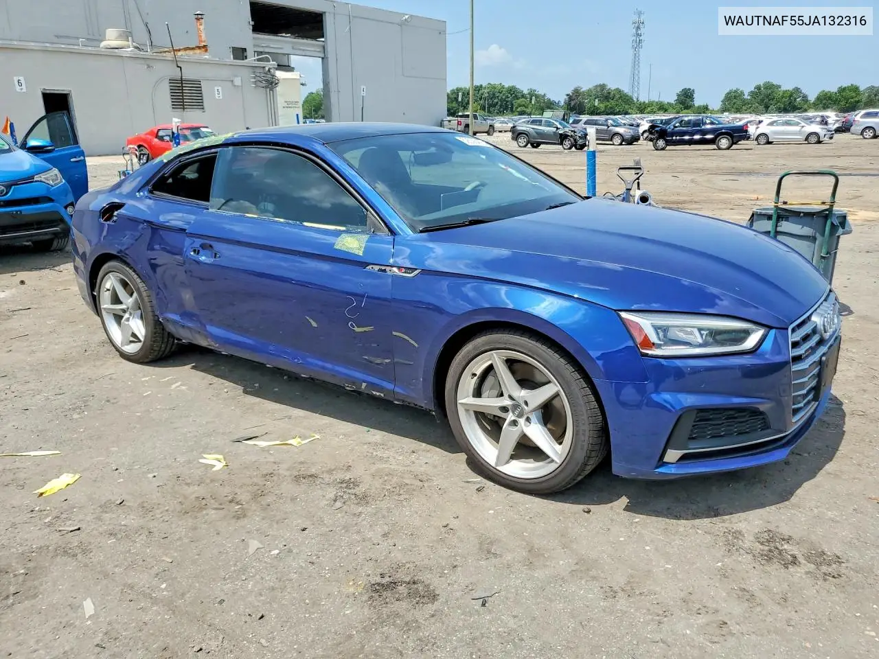 2018 Audi A5 Premium Plus S-Line VIN: WAUTNAF55JA132316 Lot: 59338466