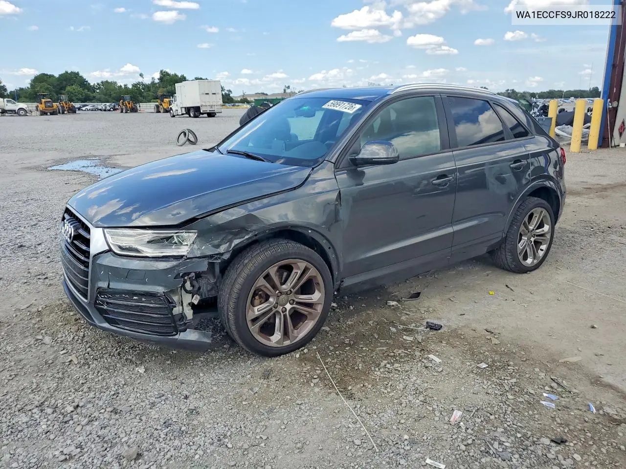 2018 Audi Q3 Premium VIN: WA1ECCFS9JR018222 Lot: 59891726