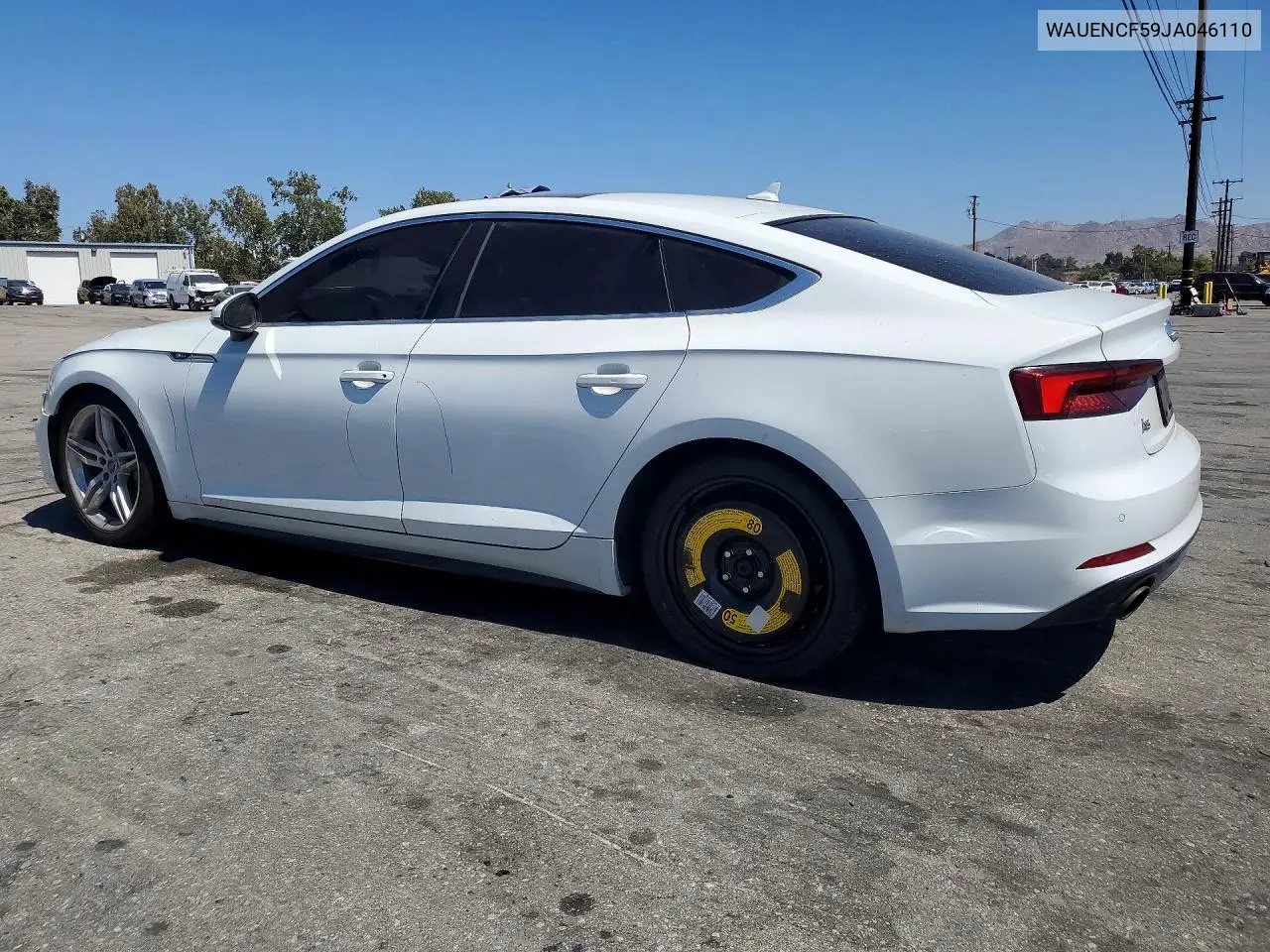 2018 Audi A5 Premium Plus S-Line VIN: WAUENCF59JA046110 Lot: 60011156