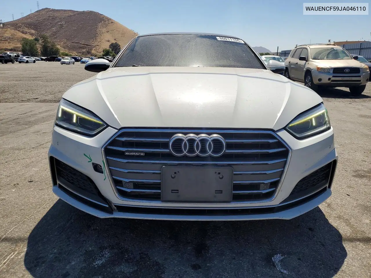2018 Audi A5 Premium Plus S-Line VIN: WAUENCF59JA046110 Lot: 60011156