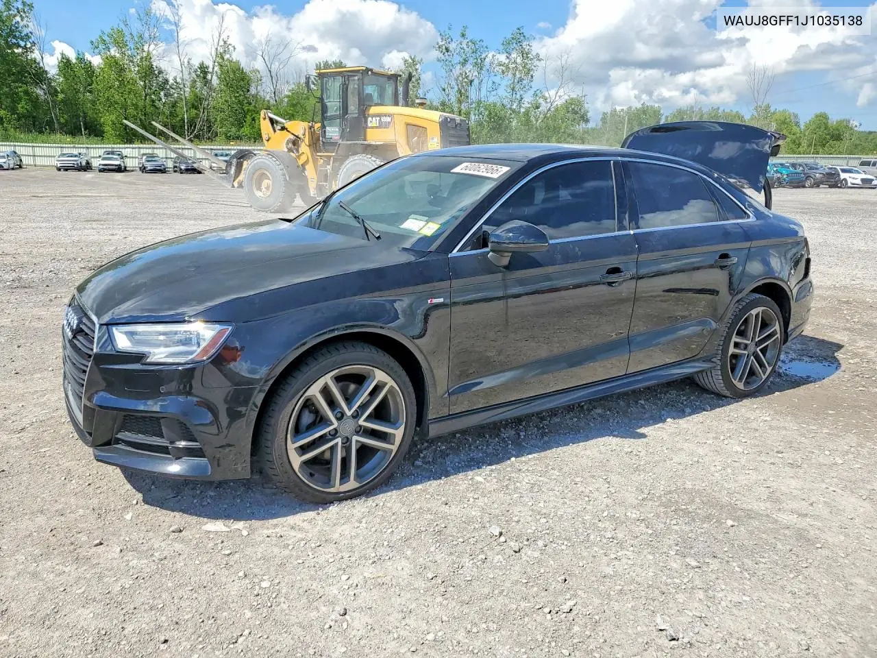 2018 Audi A3 Premium Plus VIN: WAUJ8GFF1J1035138 Lot: 60062966