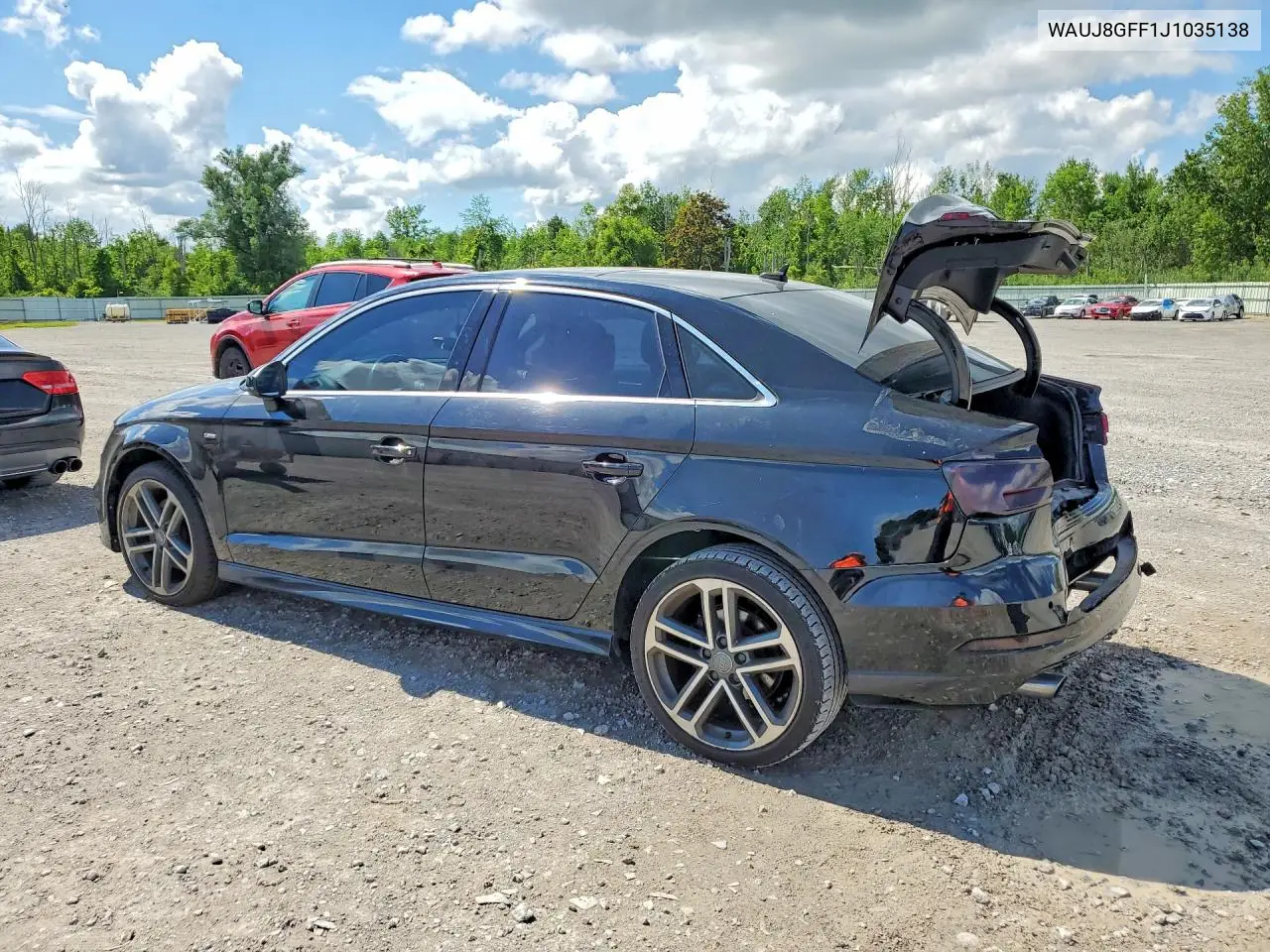 2018 Audi A3 Premium Plus VIN: WAUJ8GFF1J1035138 Lot: 60062966