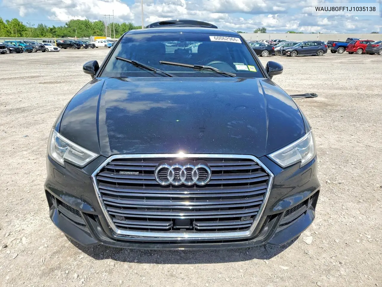 2018 Audi A3 Premium Plus VIN: WAUJ8GFF1J1035138 Lot: 60062966