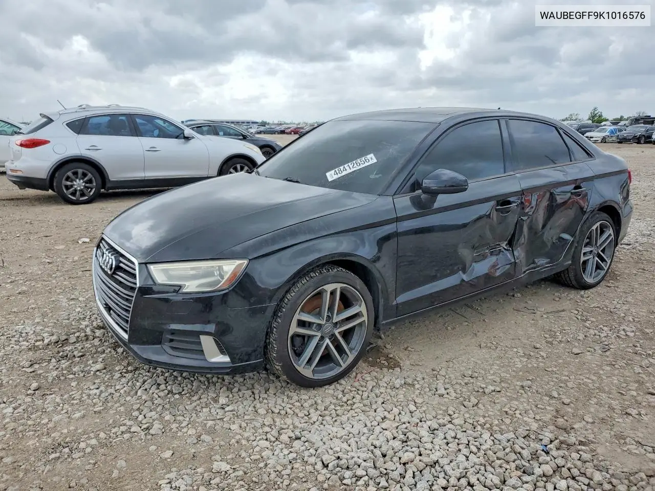 2019 Audi A3 Premium Awd VIN: WAUBEGFF9K1016576 Lot: 48412656