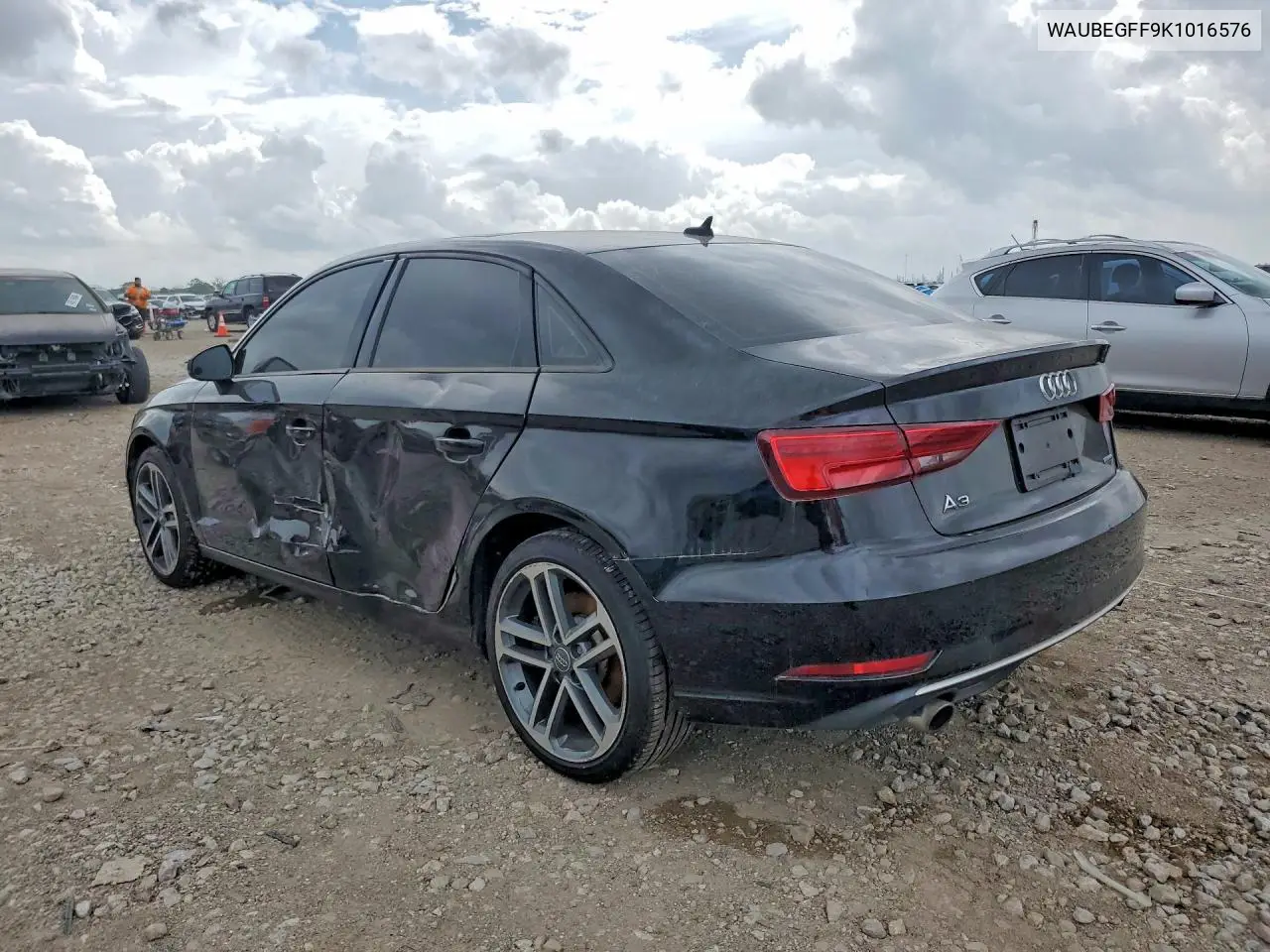 2019 Audi A3 Premium Awd VIN: WAUBEGFF9K1016576 Lot: 48412656