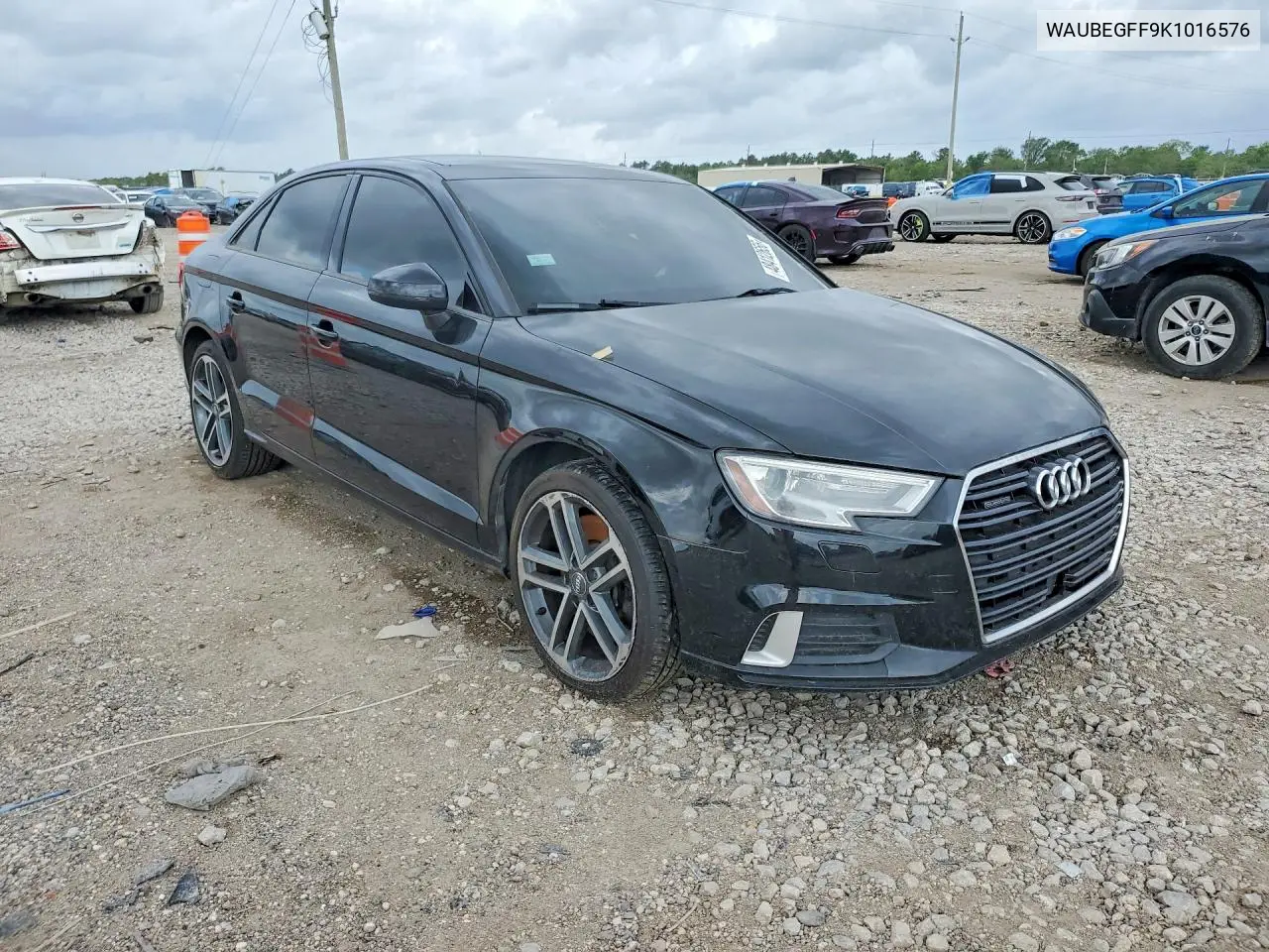 2019 Audi A3 Premium Awd VIN: WAUBEGFF9K1016576 Lot: 48412656