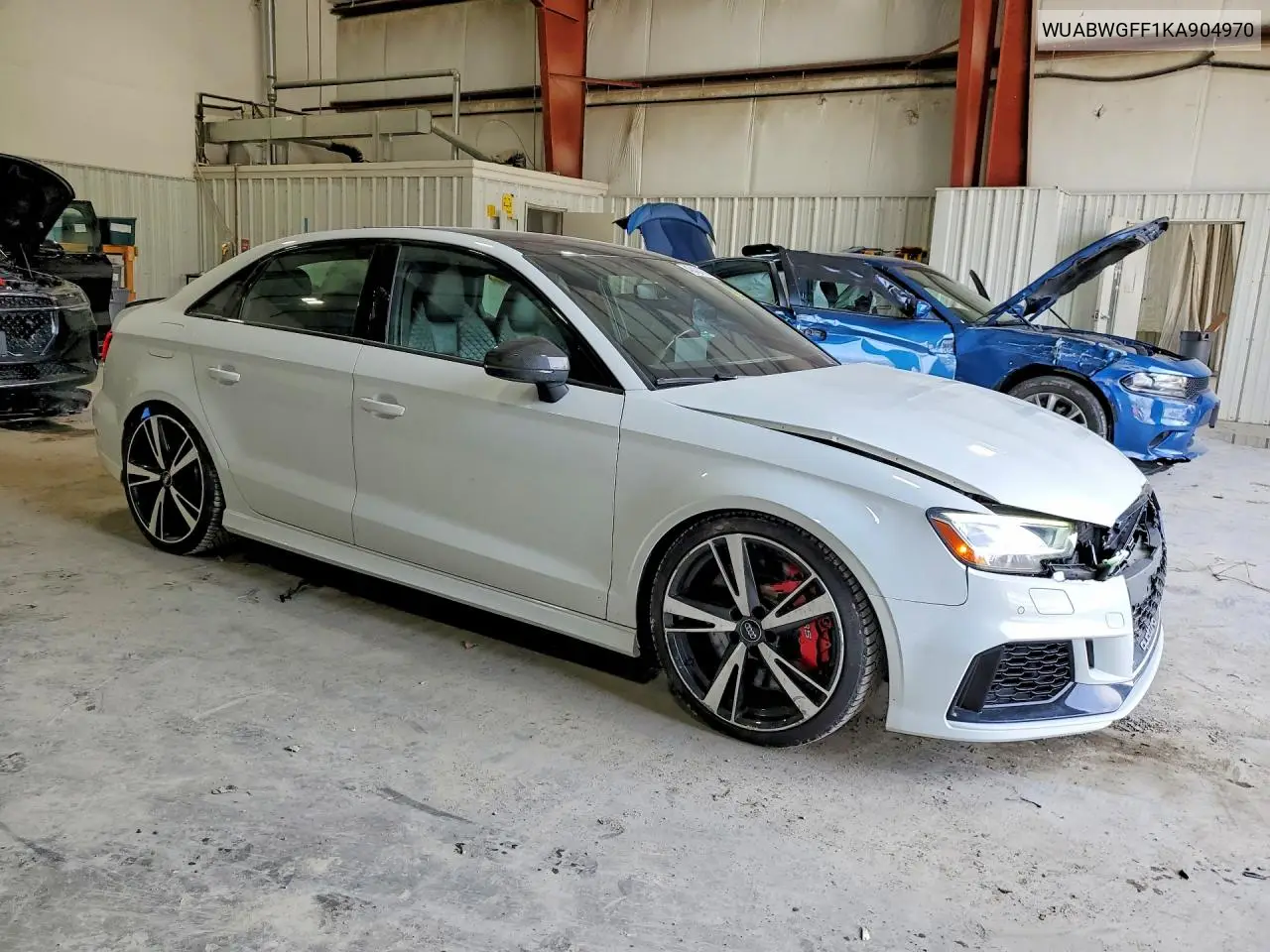 2019 Audi Rs3 VIN: WUABWGFF1KA904970 Lot: 49421876