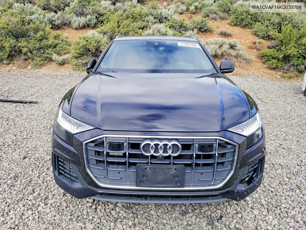 2019 Audi Q8 Prestige VIN: WA1CVAF16KD033708 Lot: 51907506
