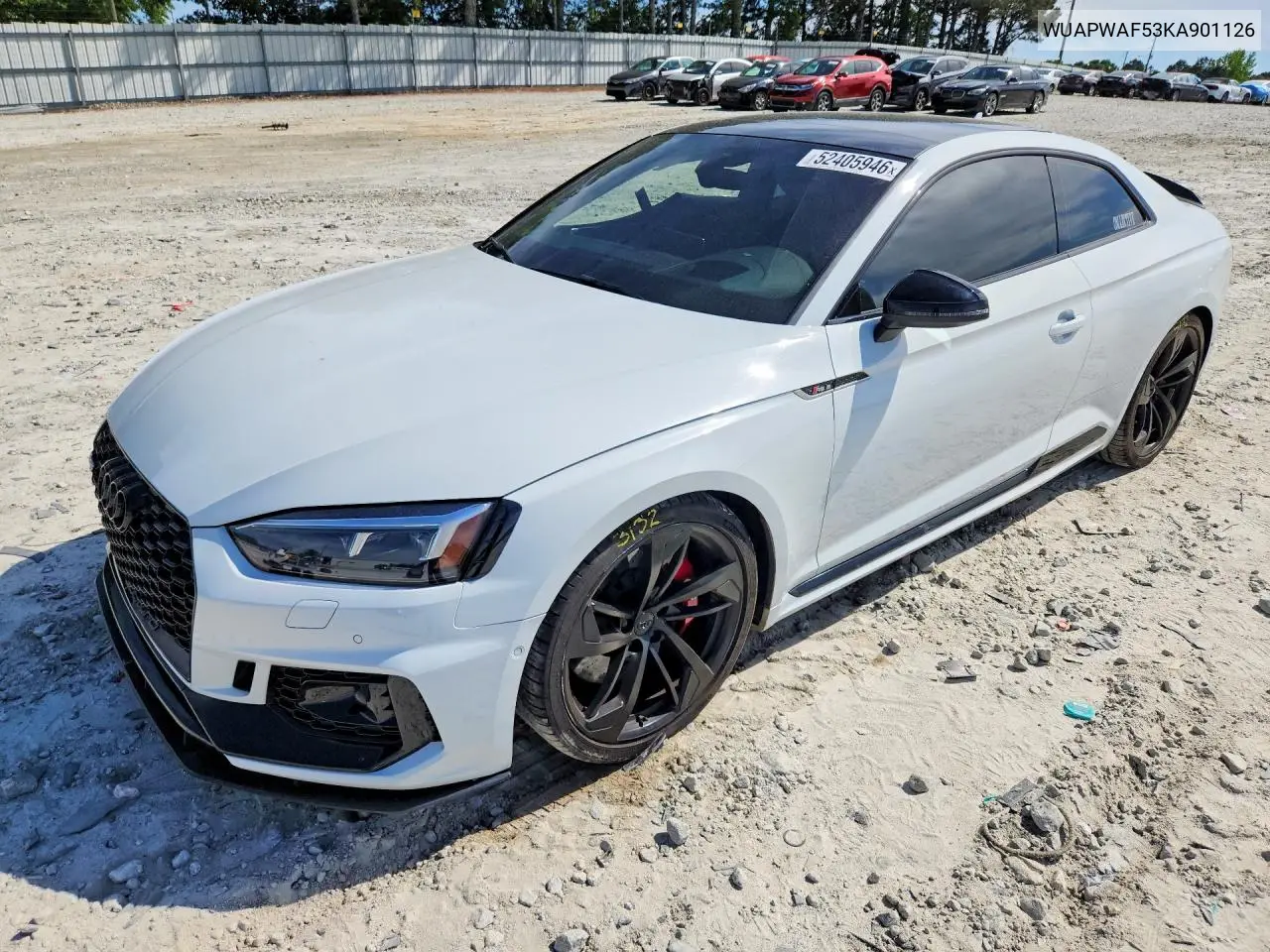 2019 Audi Rs5 VIN: WUAPWAF53KA901126 Lot: 52405946