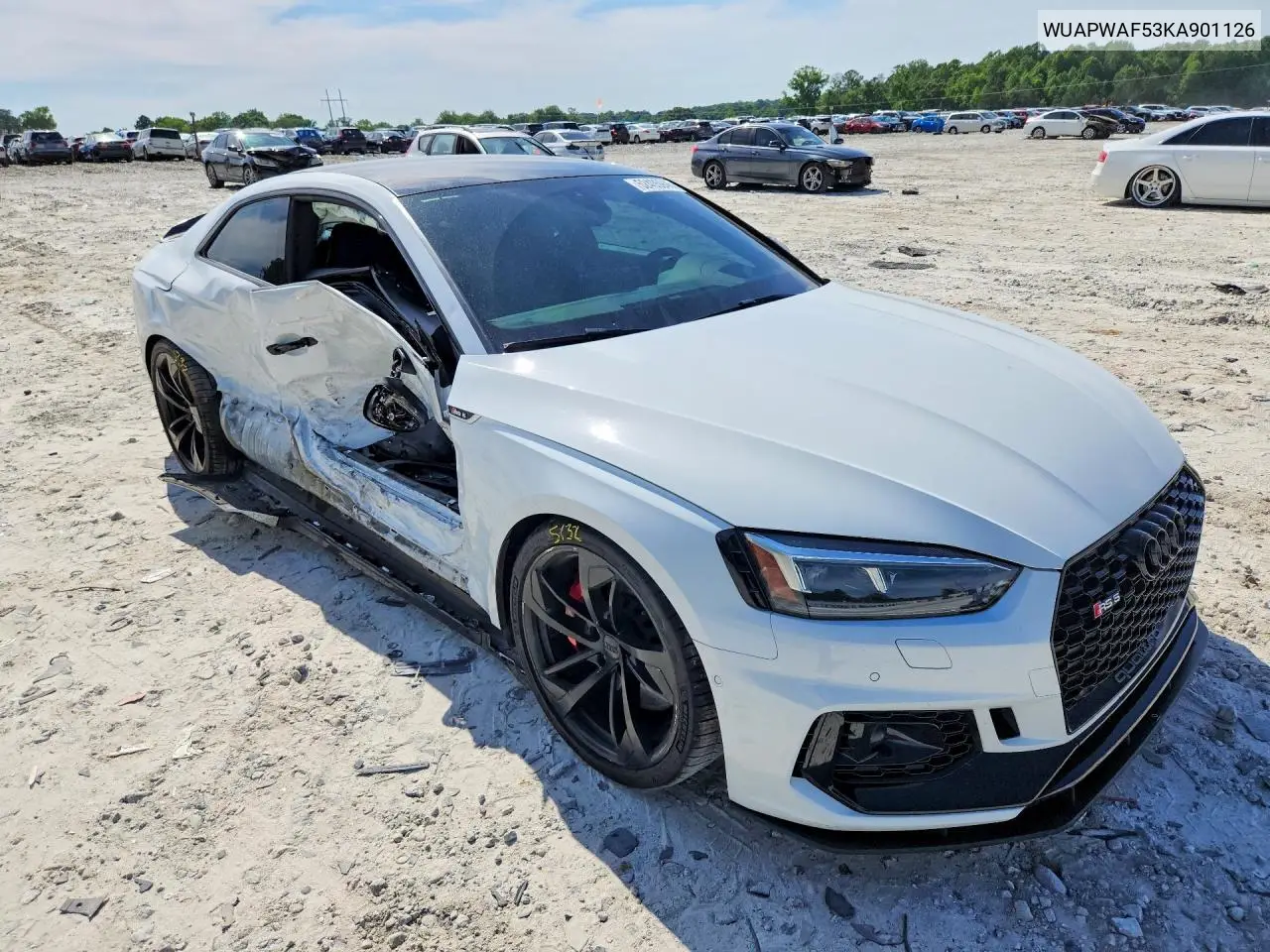 2019 Audi Rs5 VIN: WUAPWAF53KA901126 Lot: 52405946