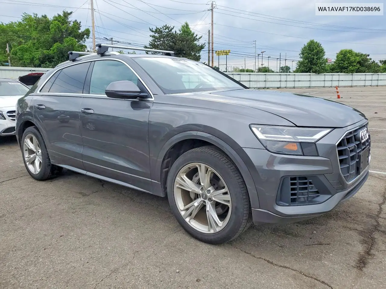 2019 Audi Q8 Premium VIN: WA1AVAF17KD038696 Lot: 52489316
