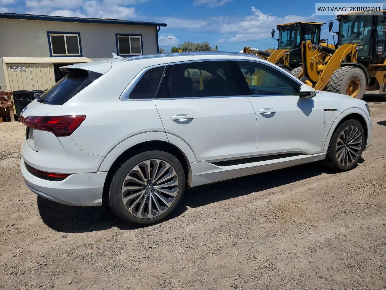 2019 Audi E-Tron Prestige VIN: WA1VAAGE2KB022741 Lot: 52565156