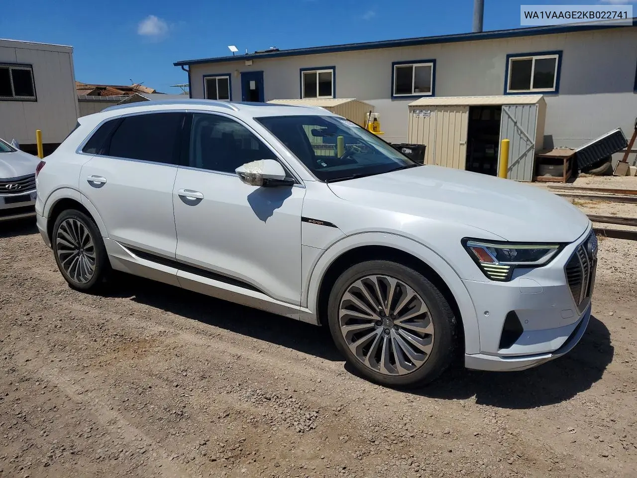 2019 Audi E-Tron Prestige VIN: WA1VAAGE2KB022741 Lot: 52565156