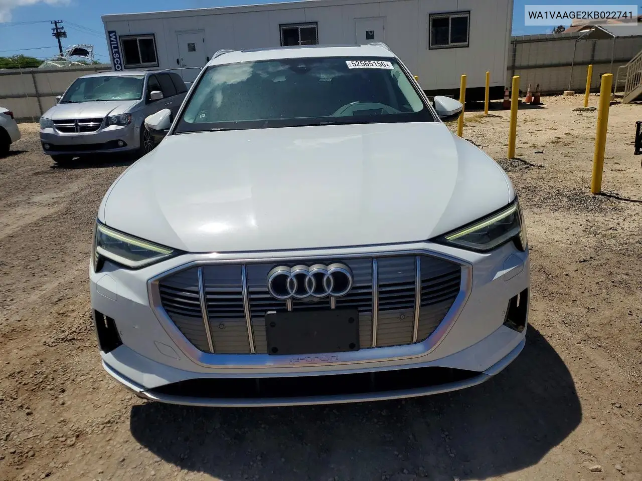 2019 Audi E-Tron Prestige VIN: WA1VAAGE2KB022741 Lot: 52565156