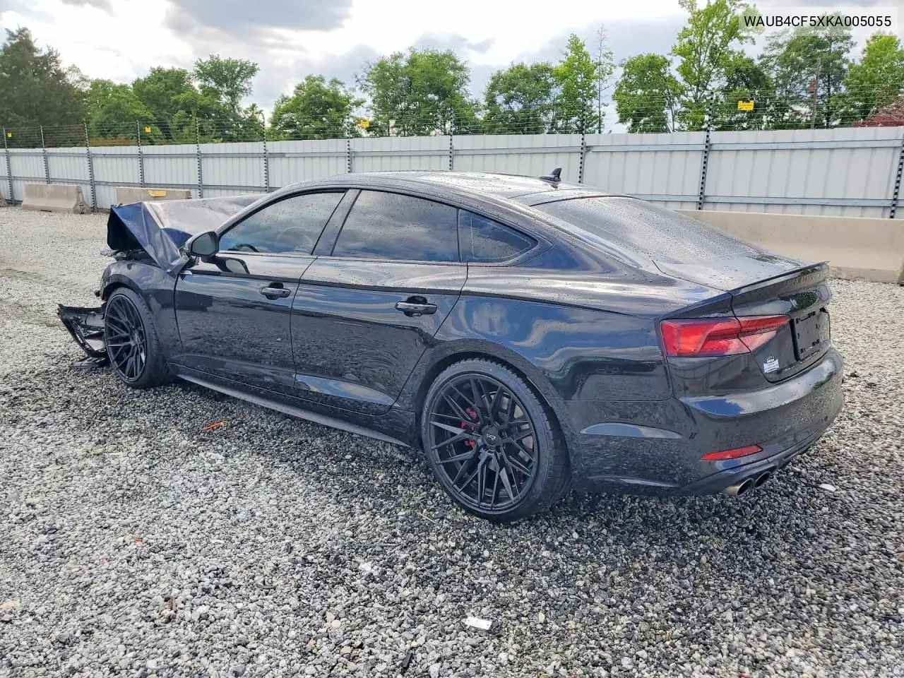 2019 Audi S5 Premium Plus VIN: WAUB4CF5XKA005055 Lot: 53156396