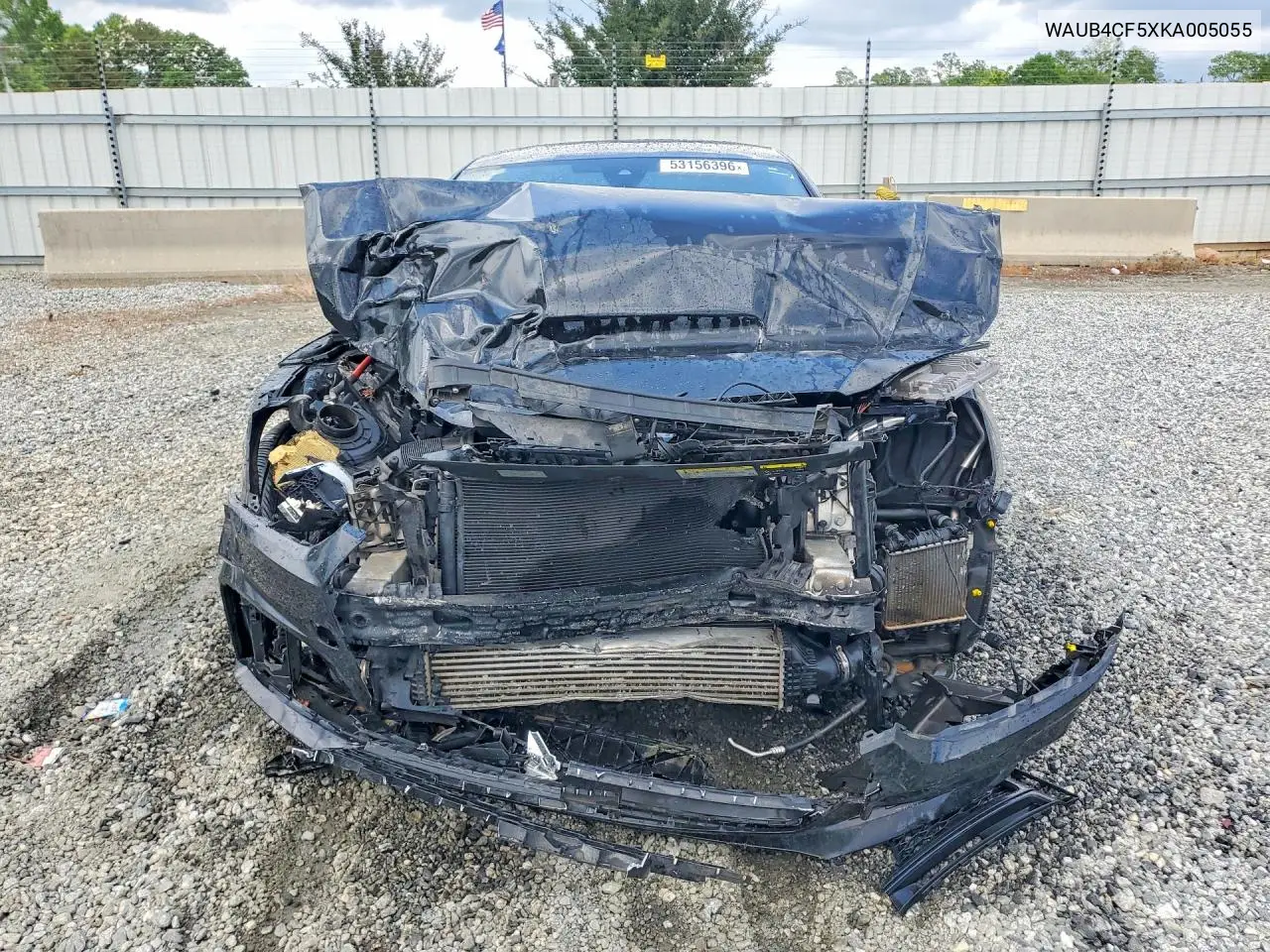 2019 Audi S5 Premium Plus VIN: WAUB4CF5XKA005055 Lot: 53156396