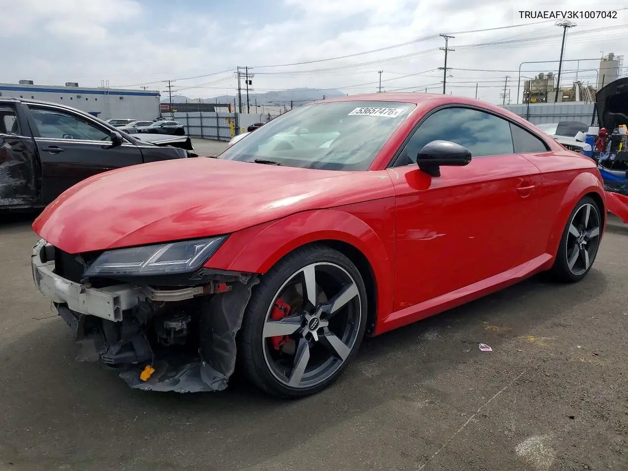 2019 Audi Tt VIN: TRUAEAFV3K1007042 Lot: 53657476