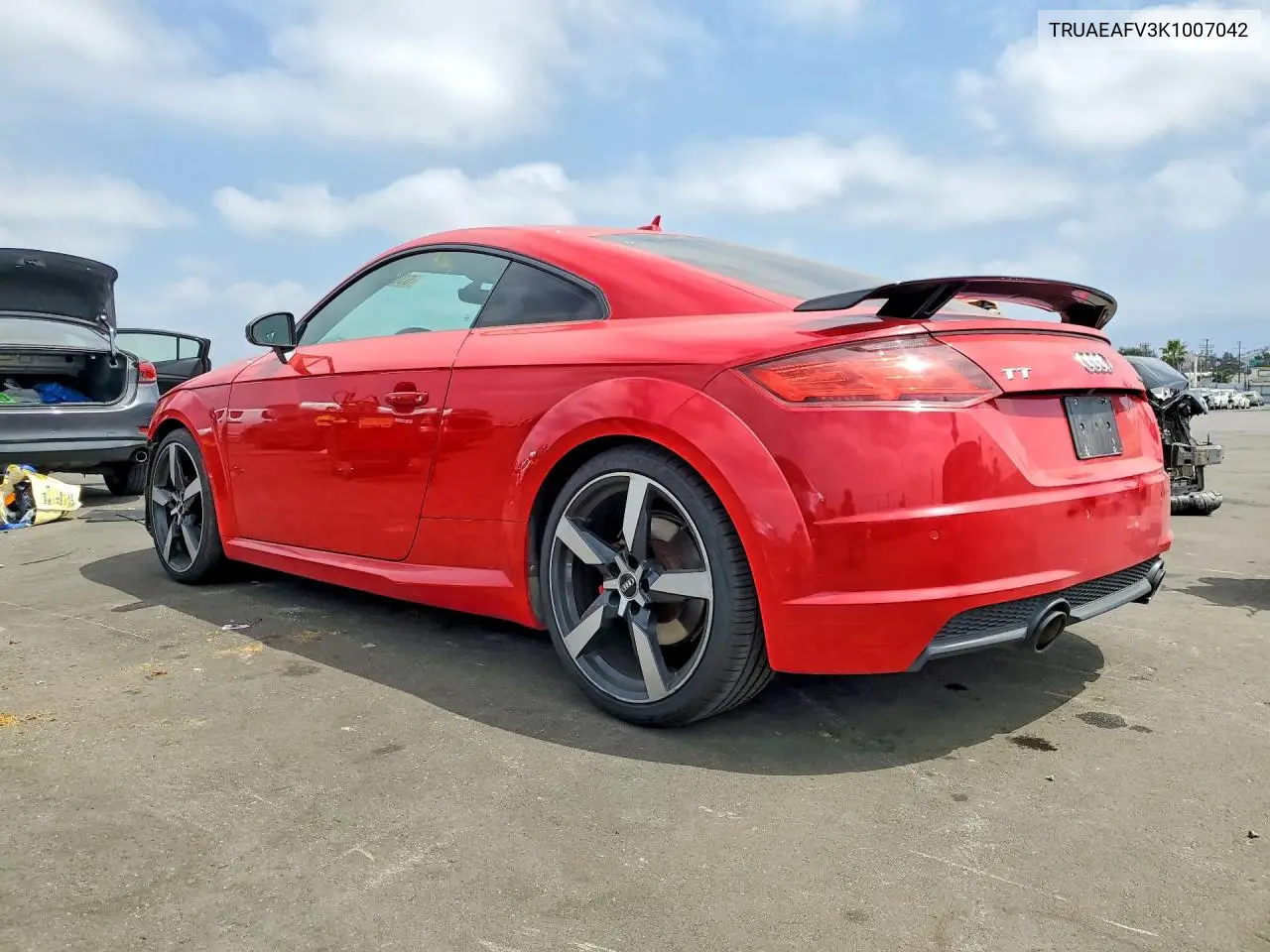 2019 Audi Tt VIN: TRUAEAFV3K1007042 Lot: 53657476