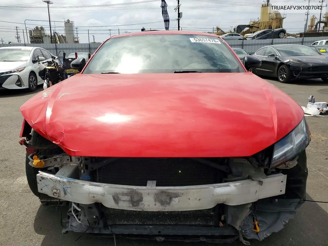 2019 Audi Tt VIN: TRUAEAFV3K1007042 Lot: 53657476