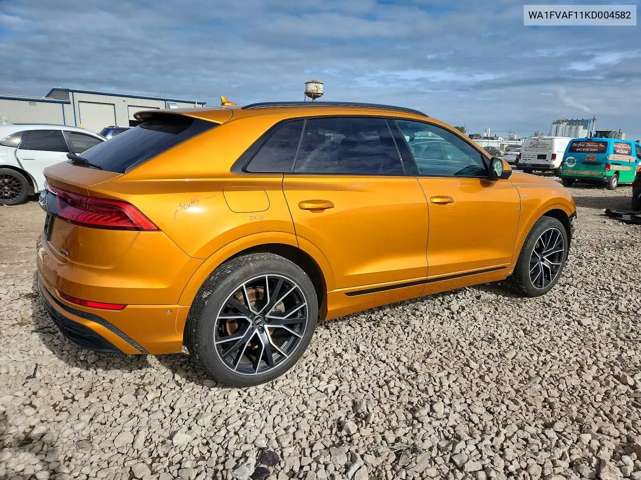 2019 Audi Q8 Prestige S-Line VIN: WA1FVAF11KD004582 Lot: 53747066