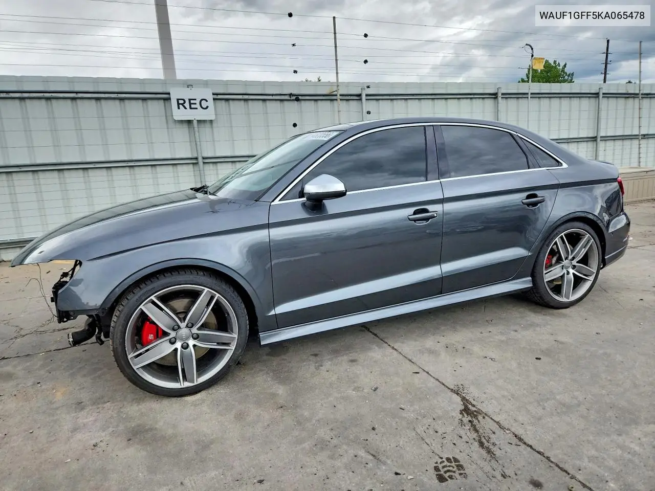 2019 Audi S3 Prestige VIN: WAUF1GFF5KA065478 Lot: 54820556