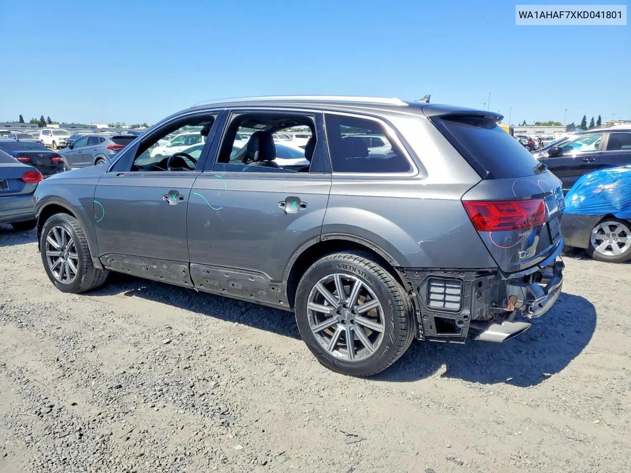 2019 Audi Q7 Premium VIN: WA1AHAF7XKD041801 Lot: 56366846