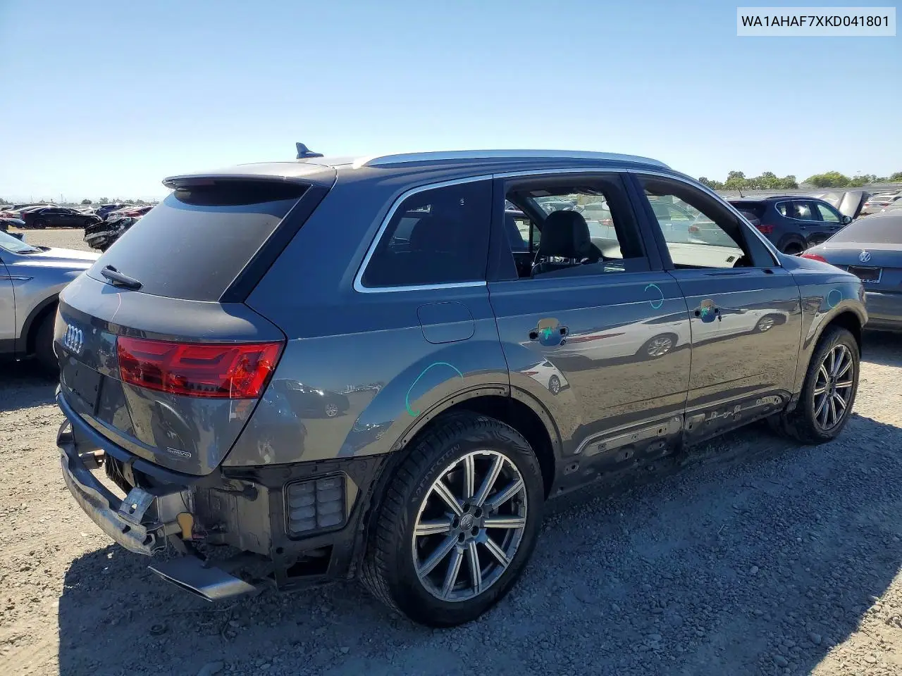 2019 Audi Q7 Premium VIN: WA1AHAF7XKD041801 Lot: 56366846
