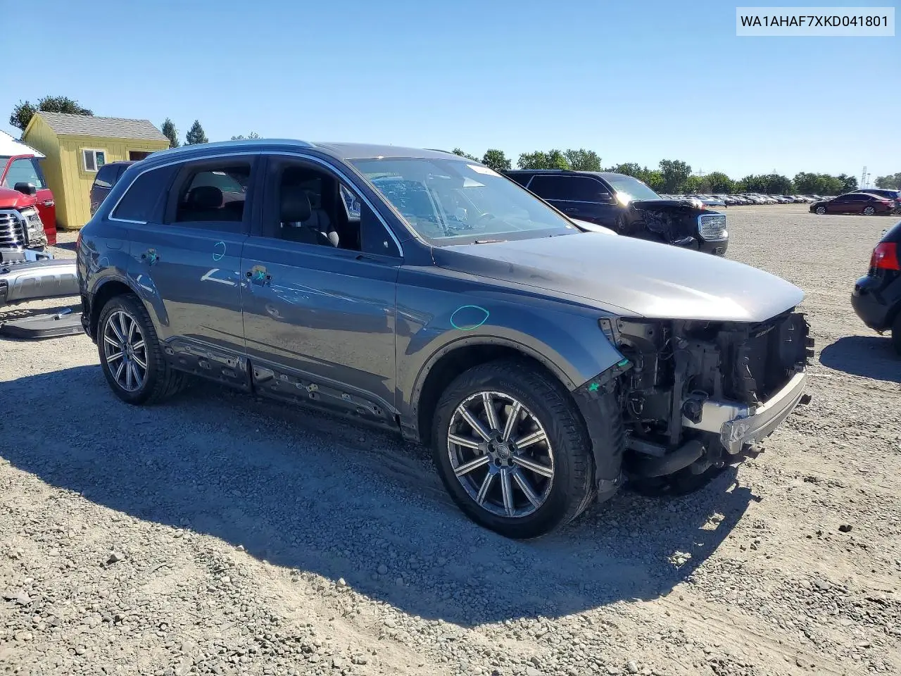 2019 Audi Q7 Premium VIN: WA1AHAF7XKD041801 Lot: 56366846