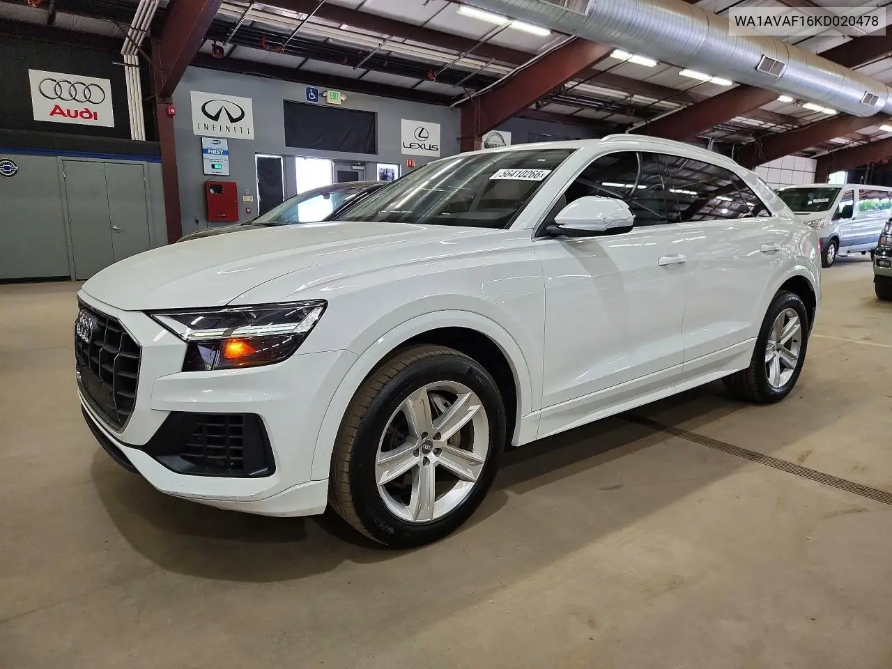 2019 Audi Q8 Premium VIN: WA1AVAF16KD020478 Lot: 56410266