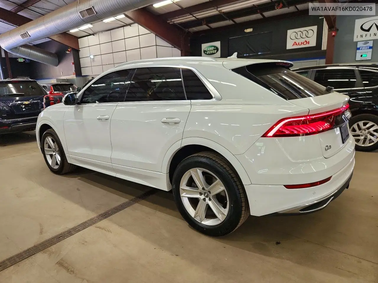2019 Audi Q8 Premium VIN: WA1AVAF16KD020478 Lot: 56410266