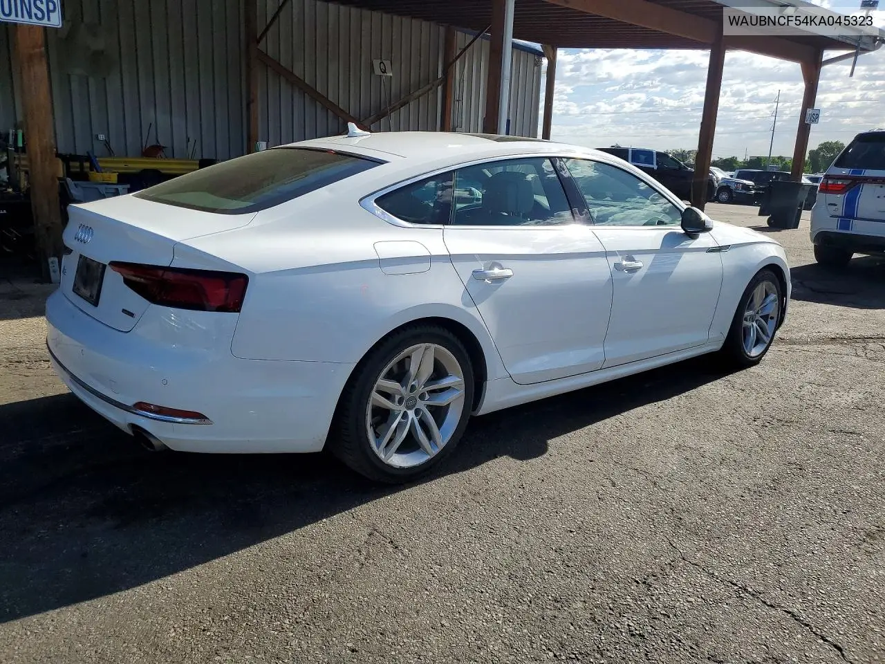 2019 Audi A5 Premium Plus VIN: WAUBNCF54KA045323 Lot: 56827996