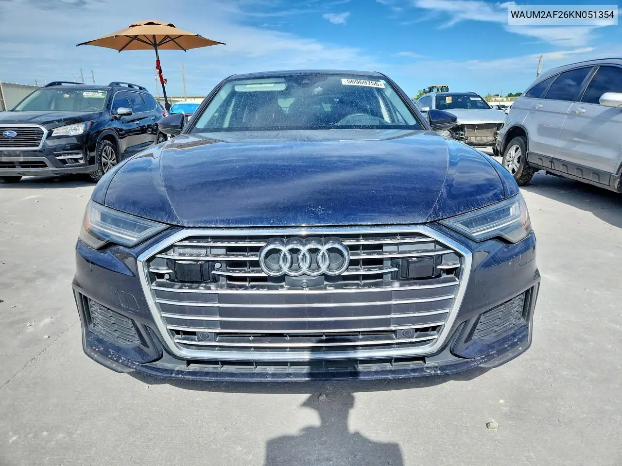 2019 Audi A6 Prestige VIN: WAUM2AF26KN051354 Lot: 56969756