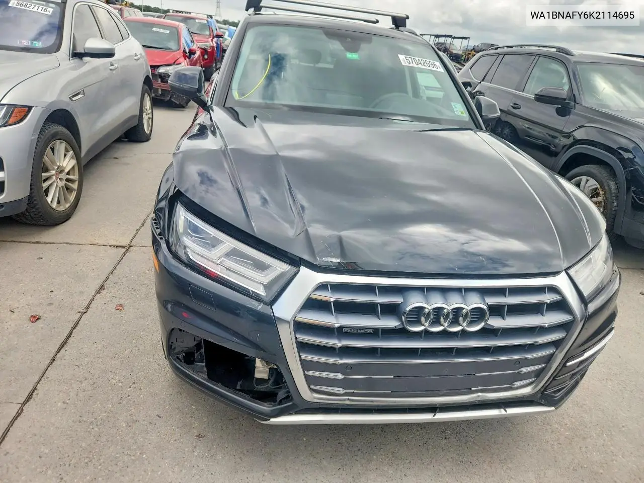 2019 Audi Q5 Premium Plus VIN: WA1BNAFY6K2114695 Lot: 57042696