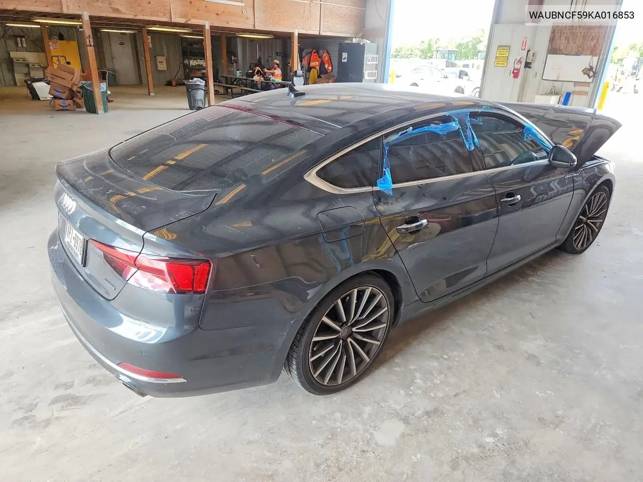 2019 Audi A5 Premium Plus VIN: WAUBNCF59KA016853 Lot: 57188026